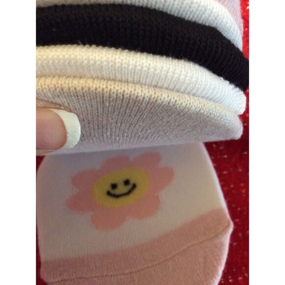 Aero New Sneaker Line Socks Smiley Heel Gripper Shoe Size 4-10 - Picture 5 of 6